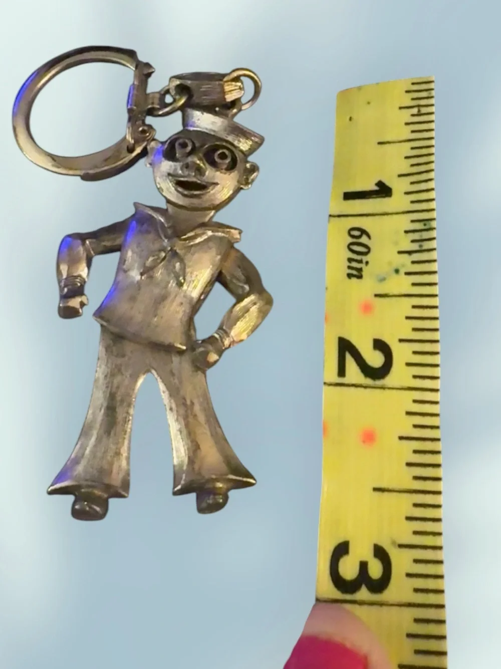 Vintage Silvertone Sailor Man Movable Keychain – Articulated Figure